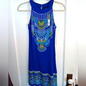 NWT Apt. 9 Blue Print XS Dress👗